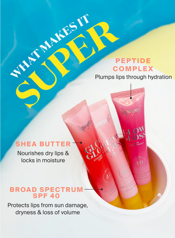 NEW! Glow Gloss SPF 40 Lip Balm Trio