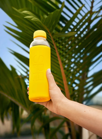 SPF! Glass Water Bottle